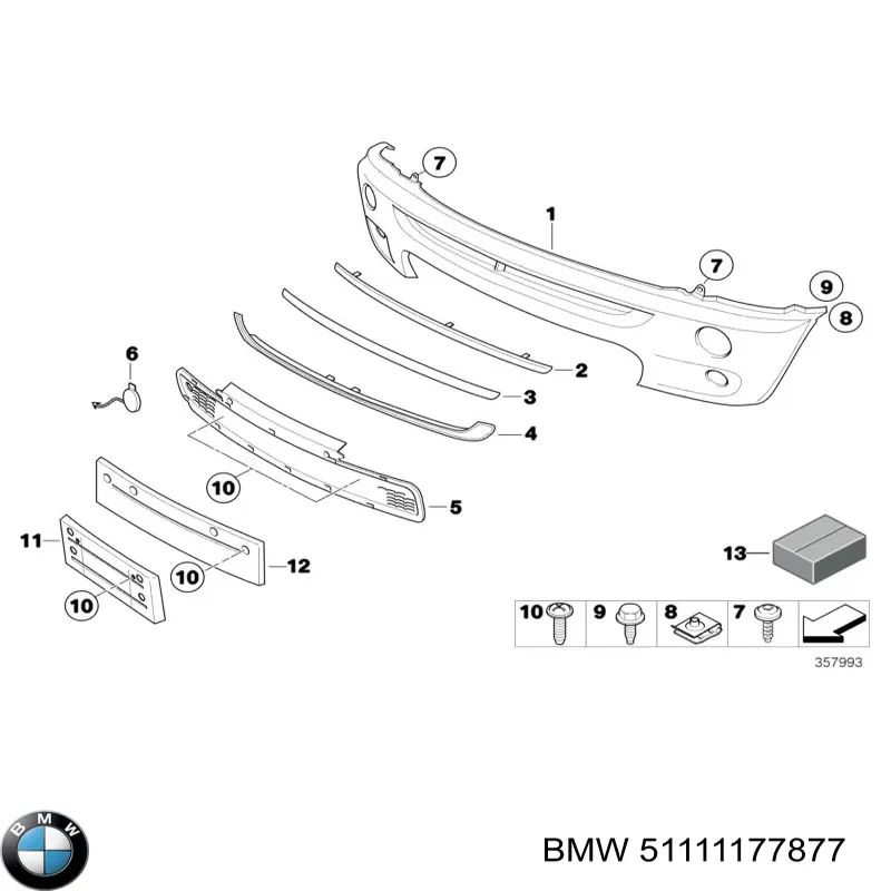 Бампер на авто BMW 51111177877 цена, от 561.72 USD