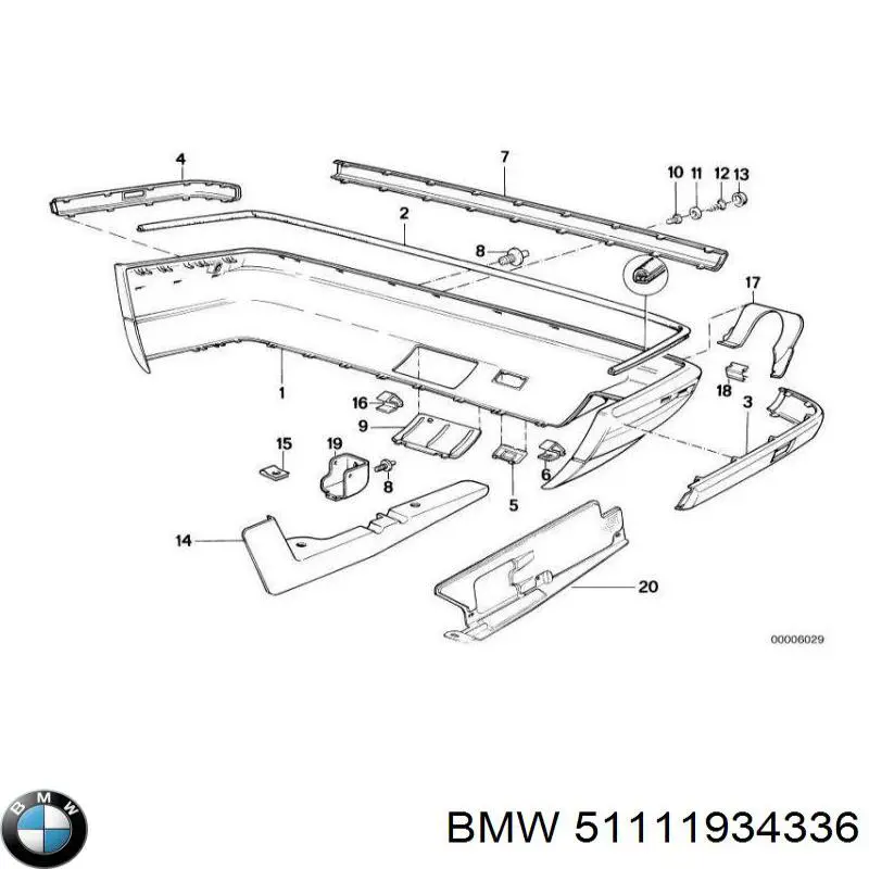  BMW 51111934336 цена, от 159.91 USD