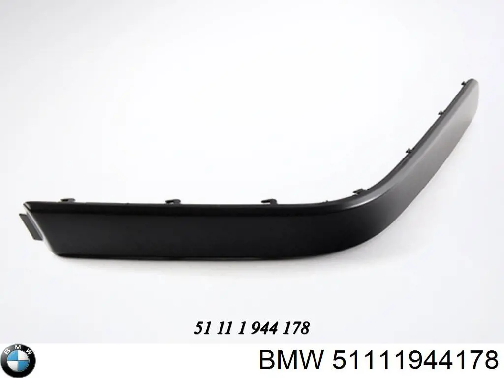 51111944178 BMW накладка бампера переднего правая