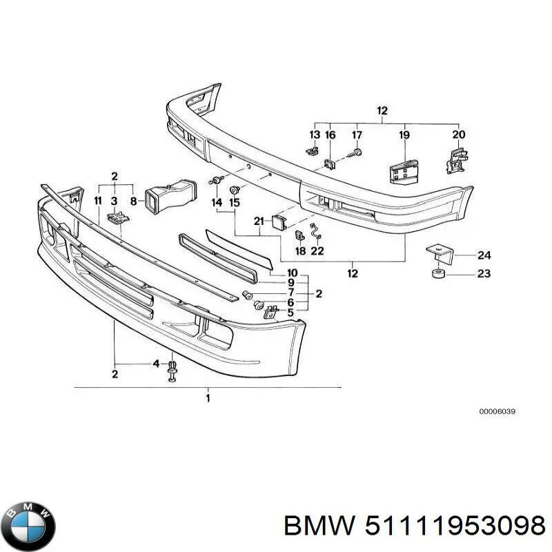  51111953098 BMW