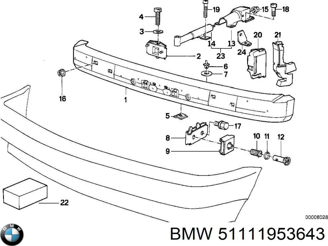 51111953643 BMW 