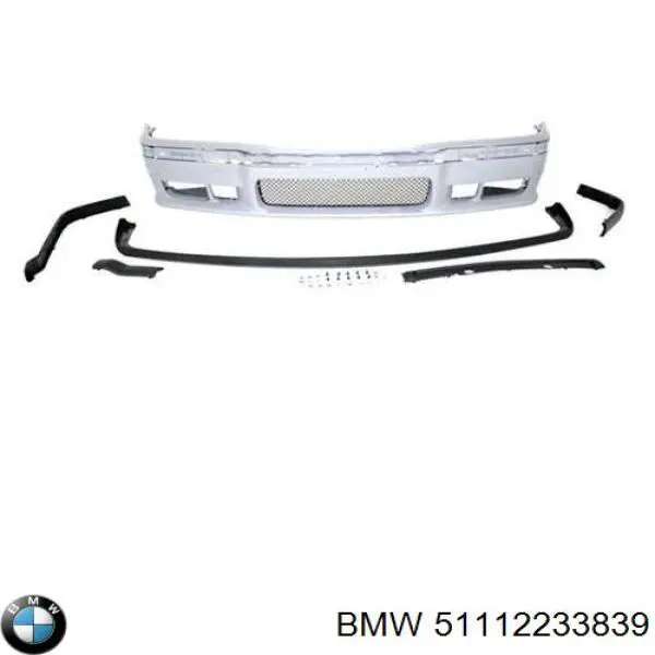 Передний бампер на BMW 3 E36