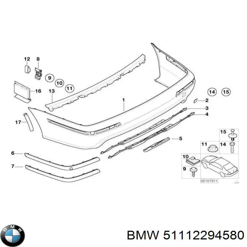  BMW 51112294580 цена, от 14.32 USD
