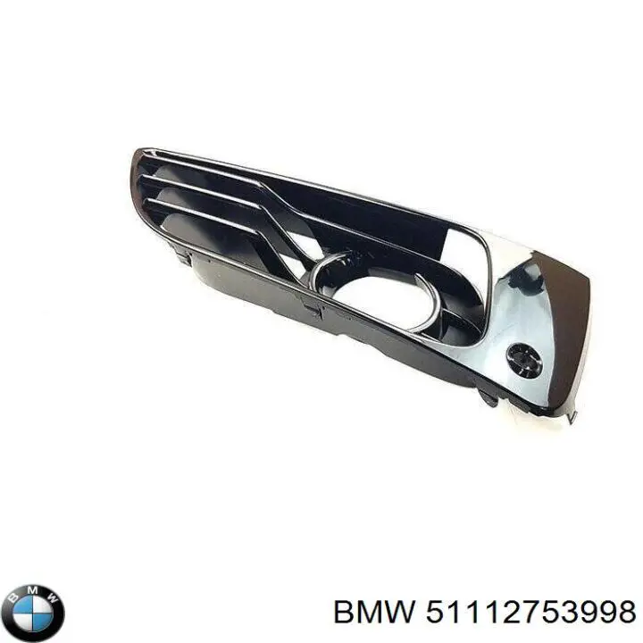 Решетка переднего бампера, правая BMW 51112753998 цена, от 58.06 USD