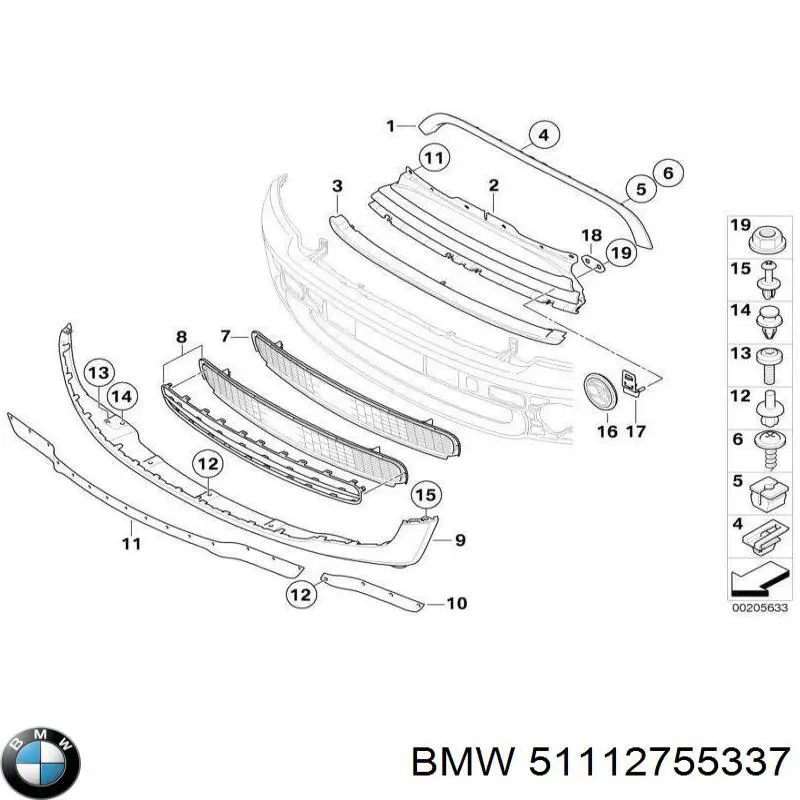  BMW 51112755337 цена, от 38.01 USD