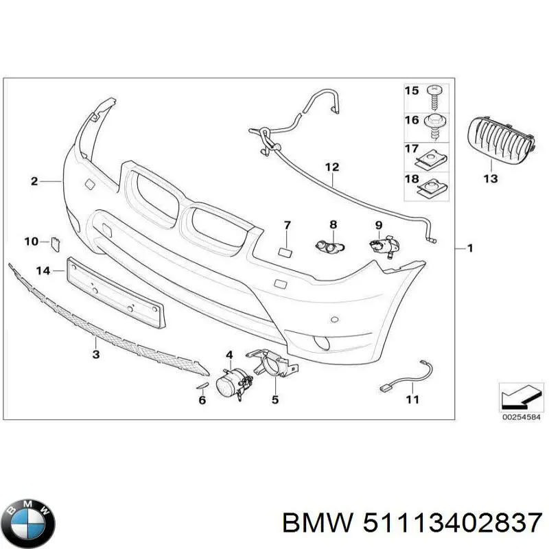  BMW 51113402837 цена, от 12.67 USD