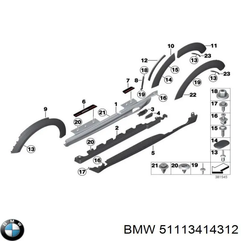  51113414312 BMW