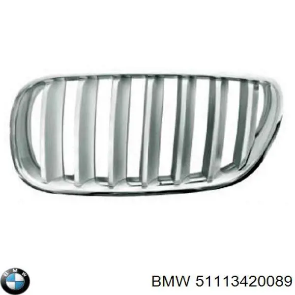 Решетка радиатора левая BMW 51113420089 цена, от 31.97 USD
