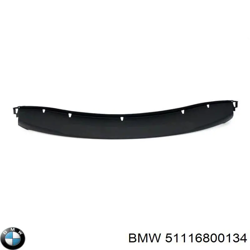 Спойлер переднего бампера левый 51116800134 BMW