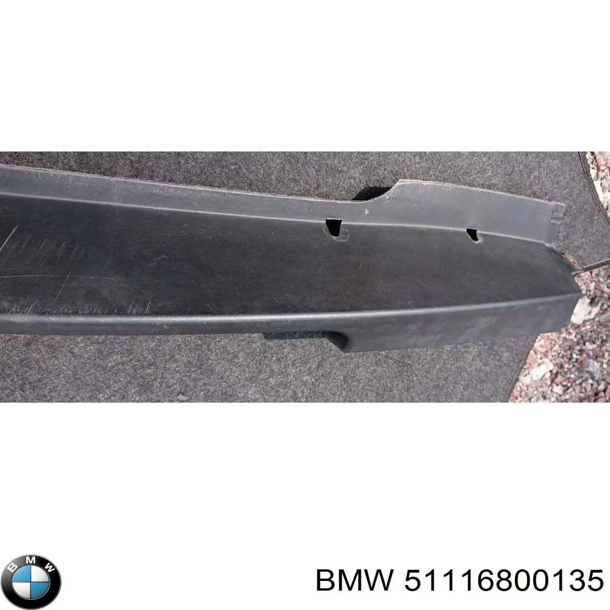 Спойлер переднего бампера 51116800135 BMW