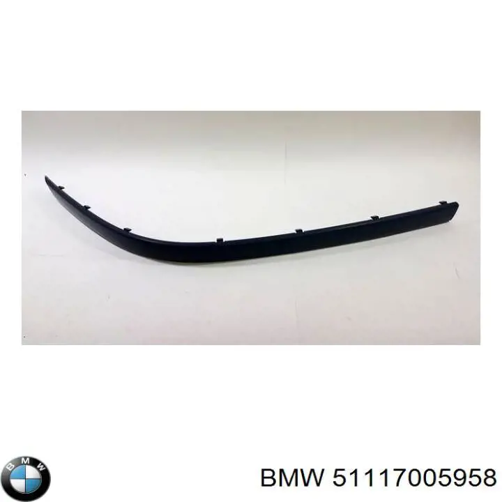 Молдинг переднього бампера, правий 51117005958 BMW