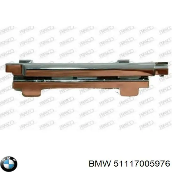 51117005976 BMW Молдинг бампера переднего левый