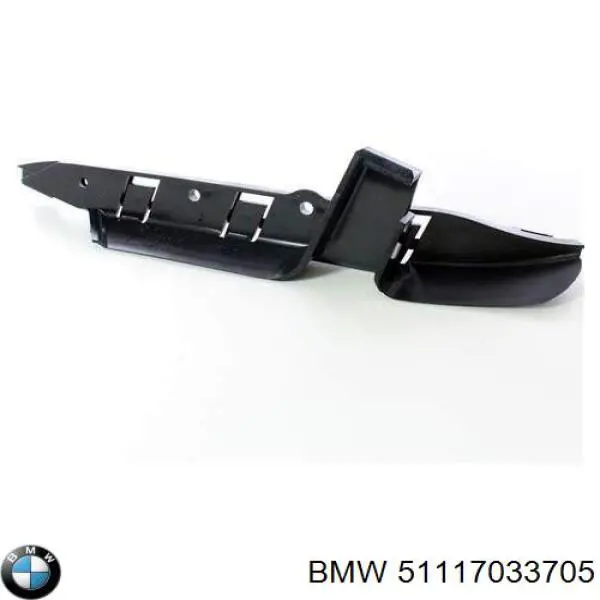 Soporte de parachoques delantero izquierdo 51117033705 BMW