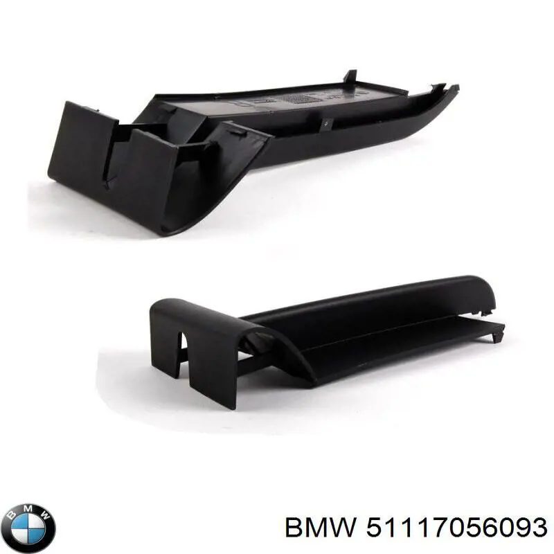 Решетка бампера переднего левая 51117056093 BMW