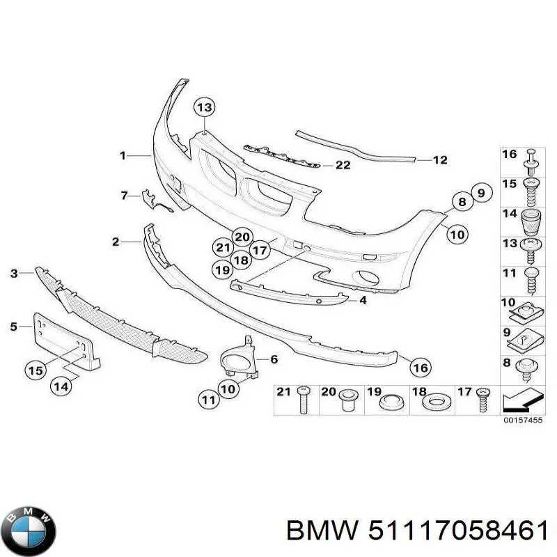  51117058461 BMW