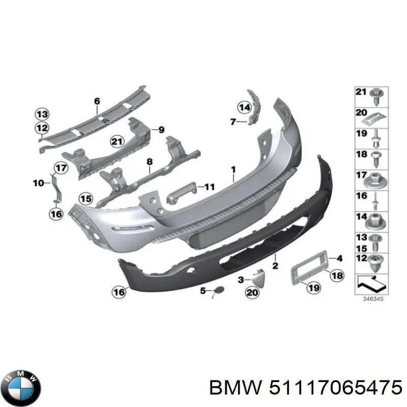  BMW 51117065475