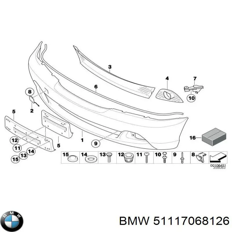  51117068126 BMW