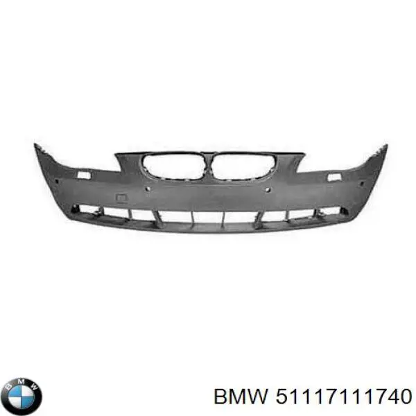  Передний бампер BMW 5 