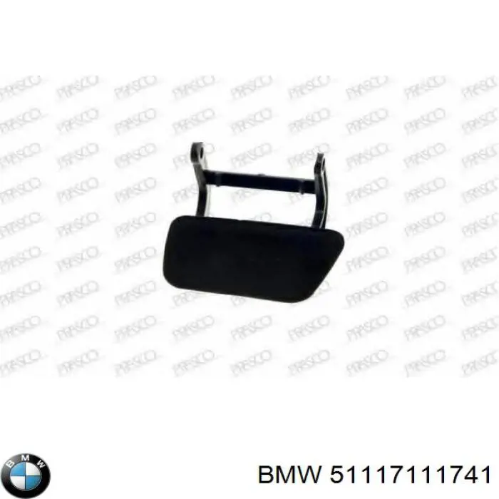 51117111741 BMW накладка форсунки омывателя фары передней