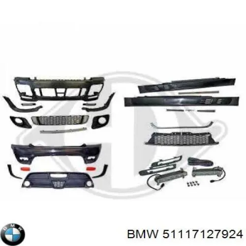 7127924 BMW Бампер передний в сборе