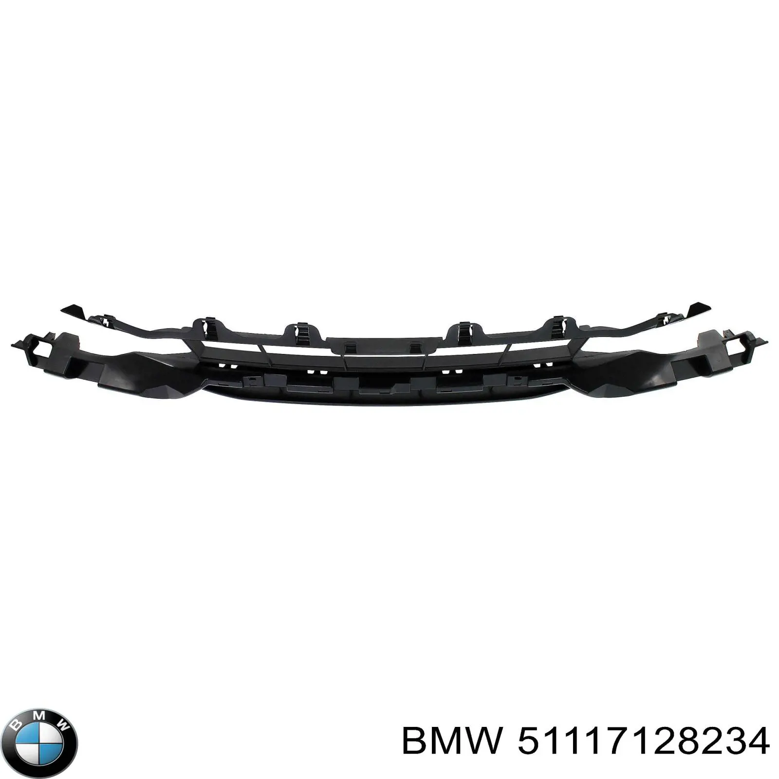 Решетка бампера переднего правая 51117128234 BMW