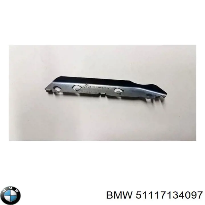51117134097 BMW consola do pára-choque dianteiro esquerdo