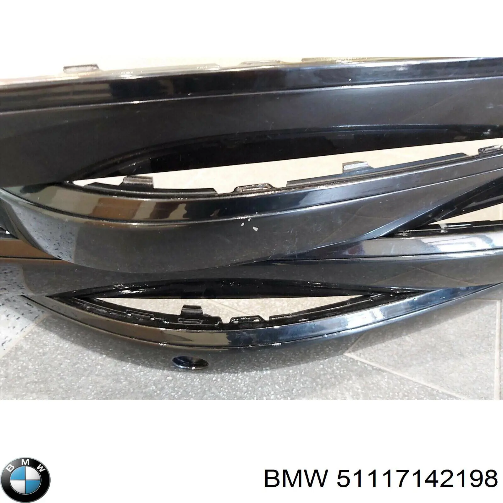 Молдинг бампера переднего правый BMW 51117142198 цена, от 38.92 USD