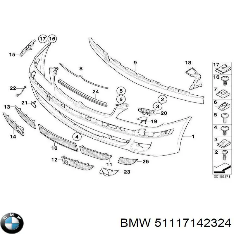  51117142324 BMW