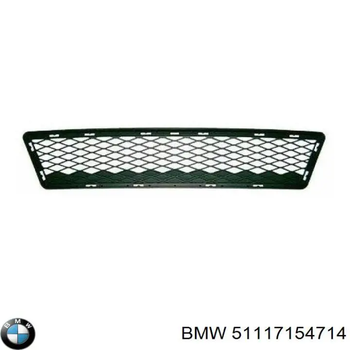 51117154714 BMW grelha central do pára-choque dianteiro