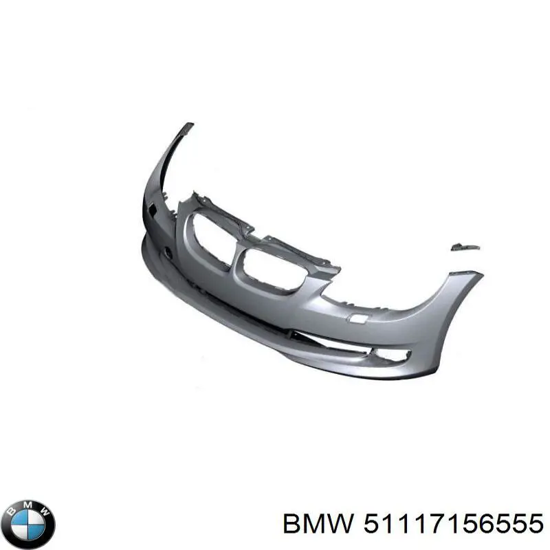Guia do pára-choque dianteiro esquerdo para BMW 3 (E92)
