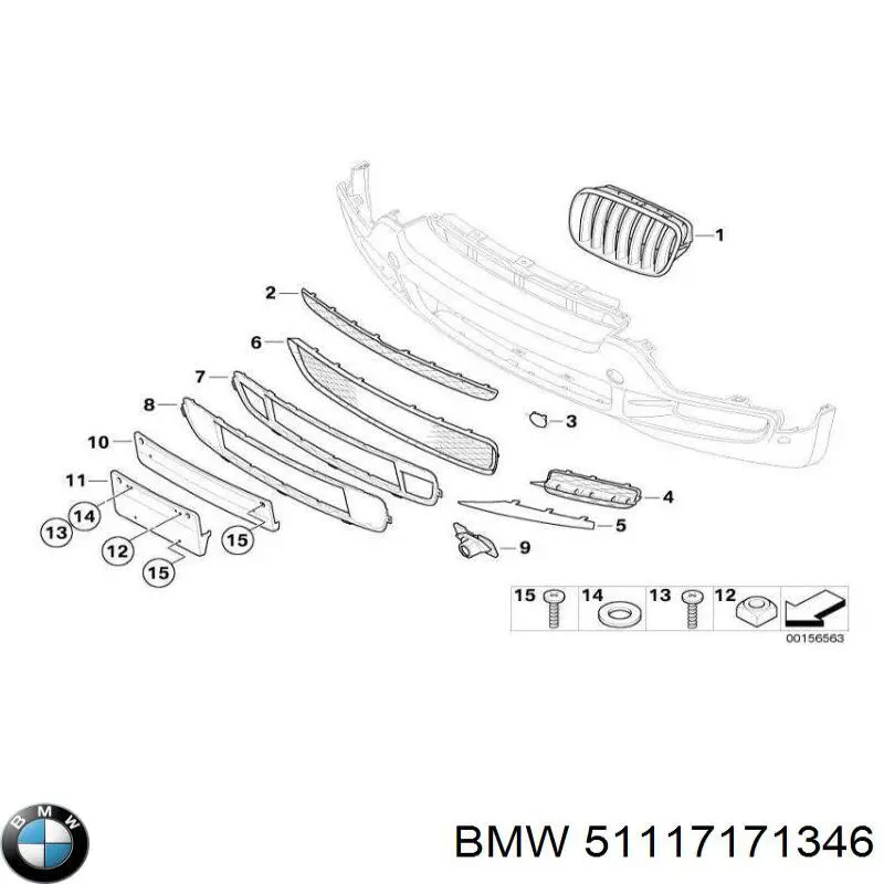 Крышка расширительного бачка 51117171346 BMW