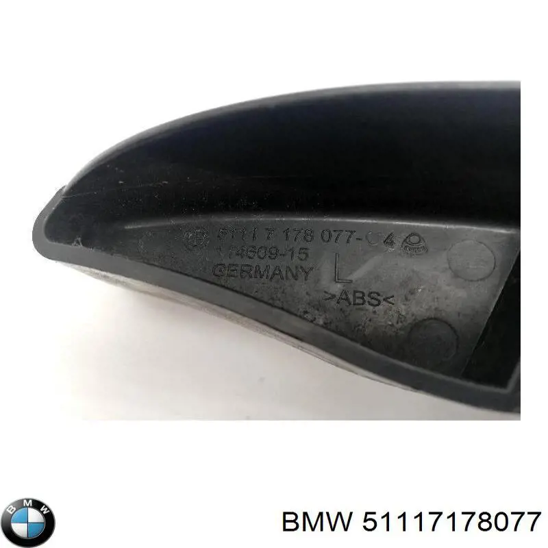 51117178077 BMW consola dianteira de fixação do pára-lama dianteiro esquerdo