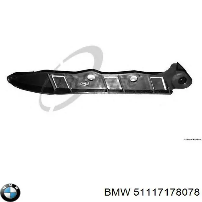 Soporte para guardabarros delantero, derecho delantero 51117178078 BMW