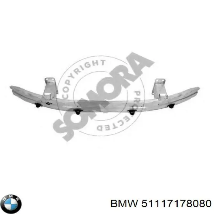 Reforçador do pára-choque dianteiro para BMW 5 (E60)