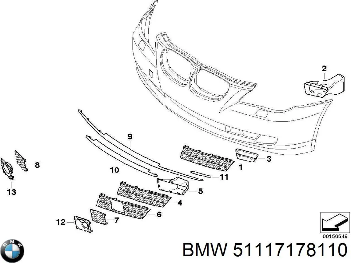  51117178110 BMW