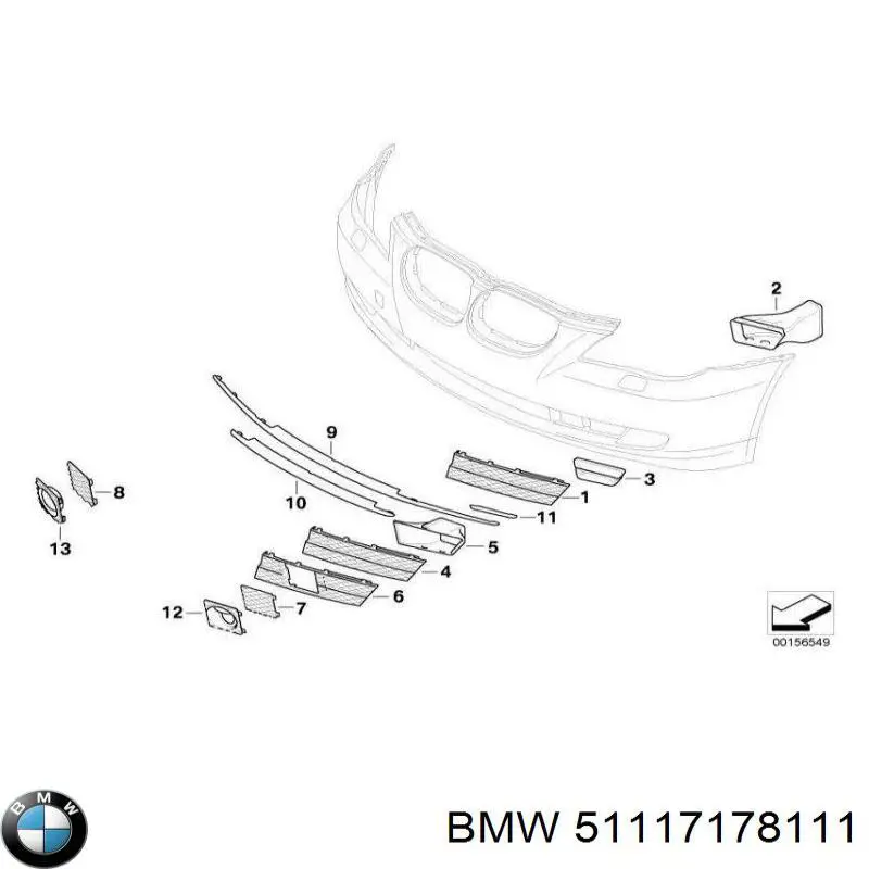  BMW 51117178111 цена, от 16.47 USD