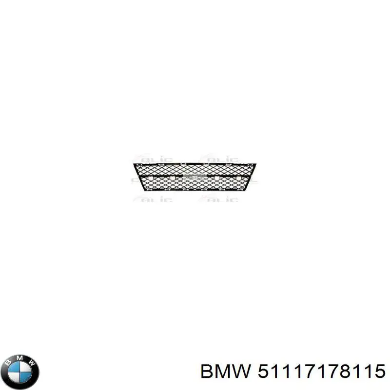 Купить 51117178115 BMW Решетка переднего бампера, центральная