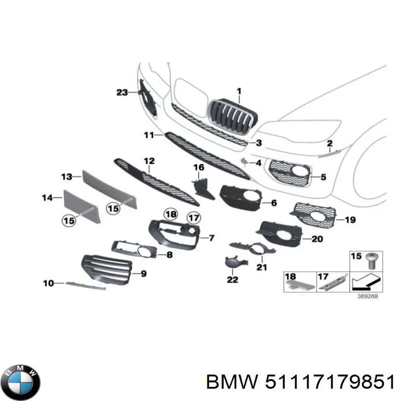  51117179851 BMW