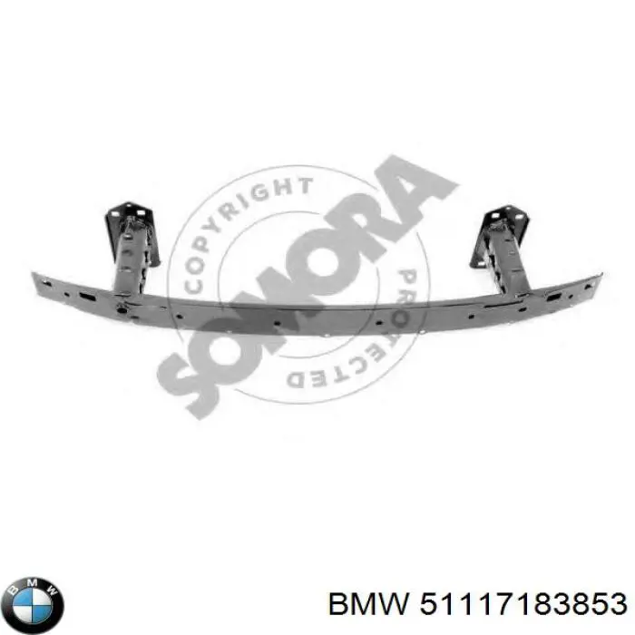 Усилитель переднего бампера 51117183853 BMW