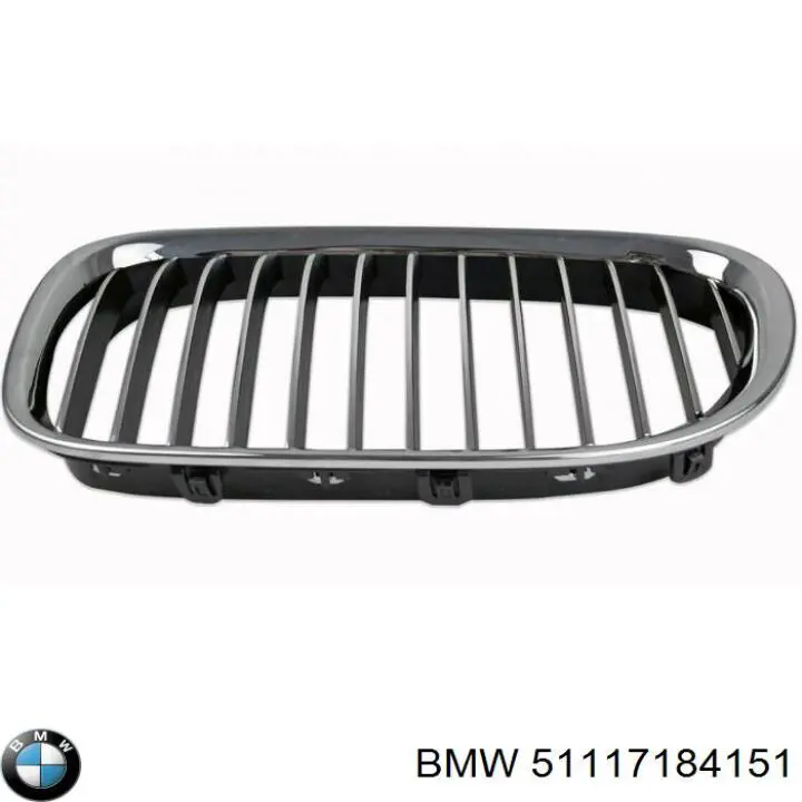 51117184151 BMW решетка радиатора левая