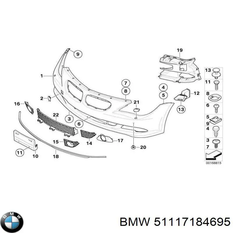  51117184695 BMW