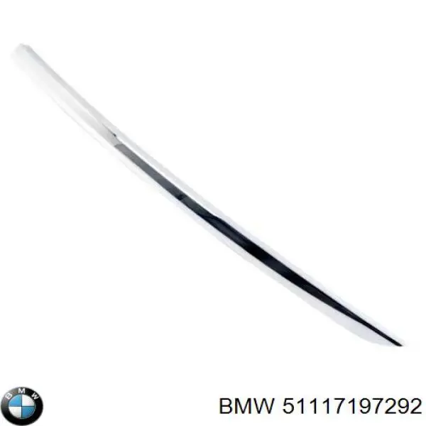 Moldura direita do pára-choque dianteiro para BMW 7 (F01, F02, F03, F04)