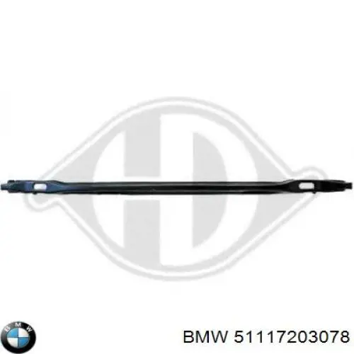 Кронштейн бампера переднього, центральний 51117203078 BMW