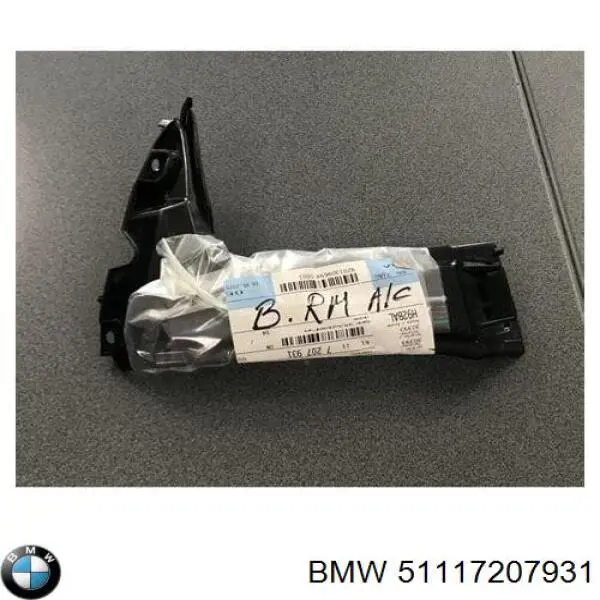 Soporte para guardabarros delantero, izquierda delantero 51117207931 BMW