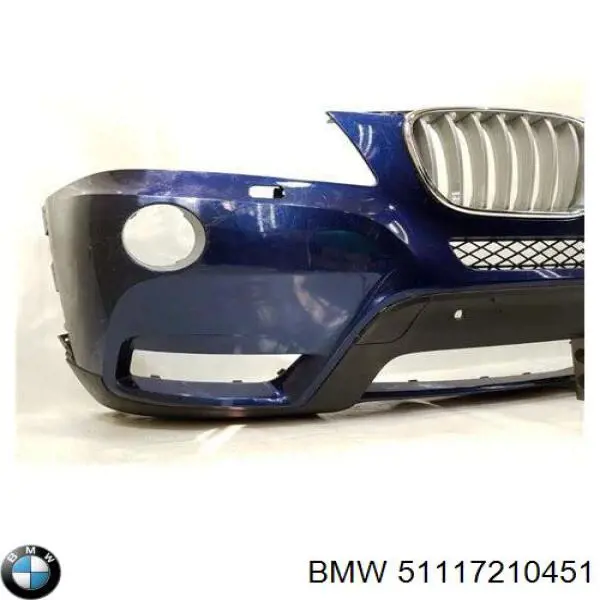 Бампер передний BMW 51117210451