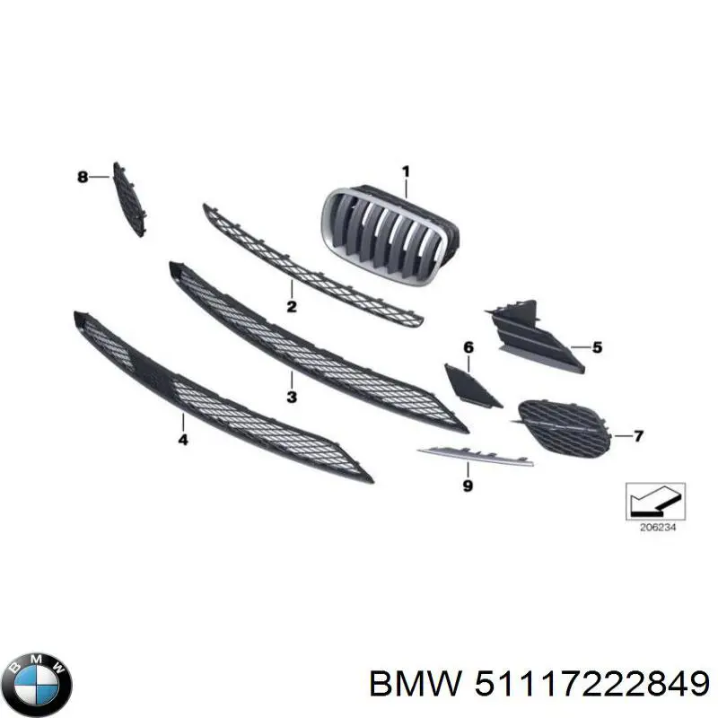  51117222849 BMW