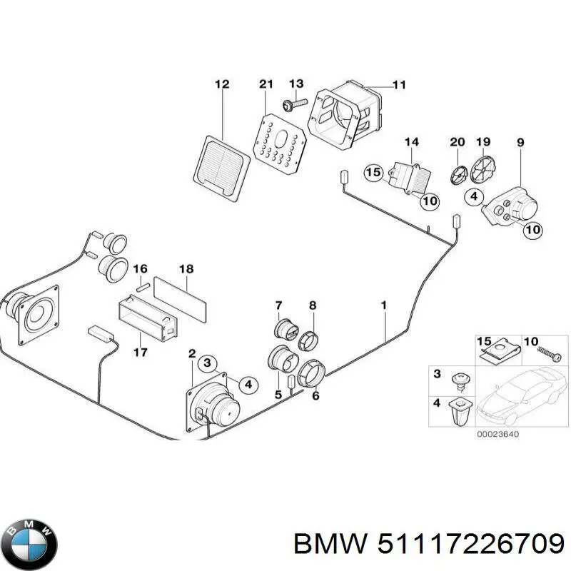 51117226709 BMW Бампер передний в сборе