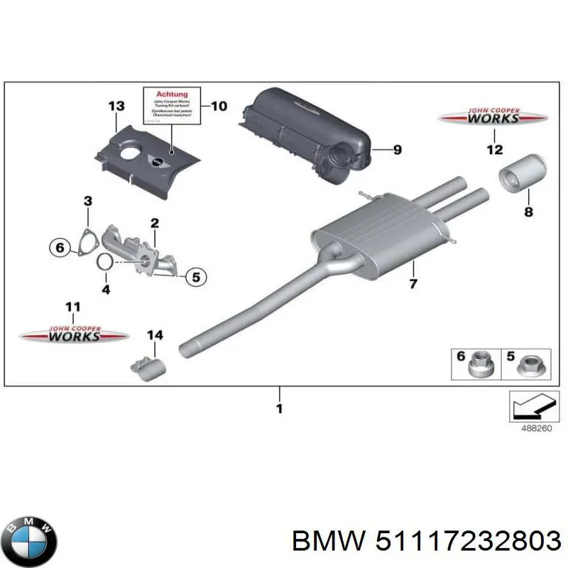  51117232803 BMW