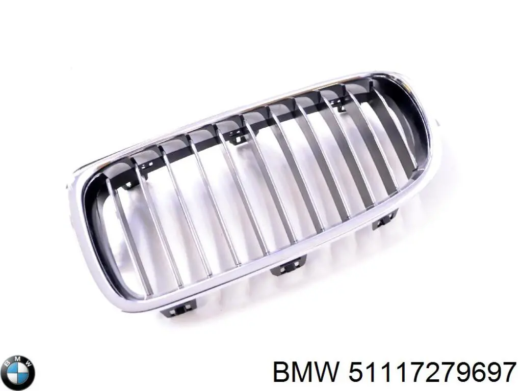 Купить 51117279697 BMW Молдинг решетки бампера переднего левый