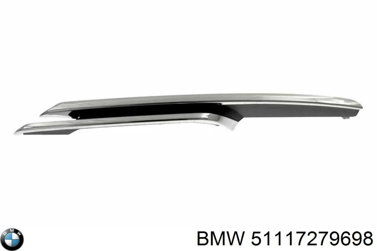 Купить Молдинг решетки бампера переднего правый Бмв 3  F30